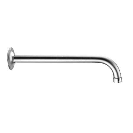 Whitehaus Showerhaus Solid Brass Shower Arm, Polished Chrome WHSA350-C